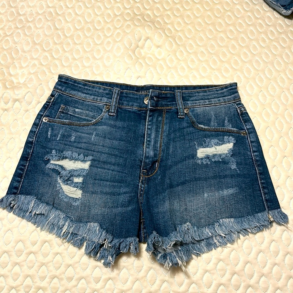 Just USA high rise cutoff shorts NWOT